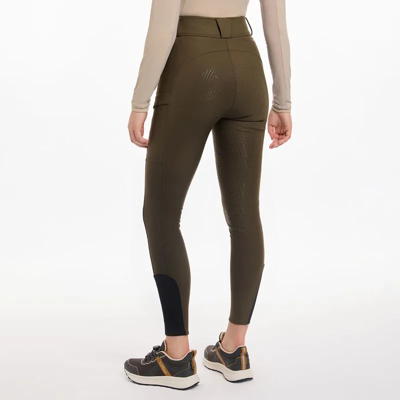 LeMieux DryTex Waterproof Full Grip Womens Winter Breeches - Alpine-3