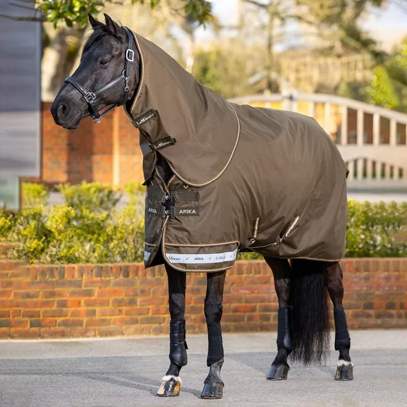 LeMieux Arika Ripstop 600D 100g Detachable Neck Turnout Rug - Alpine