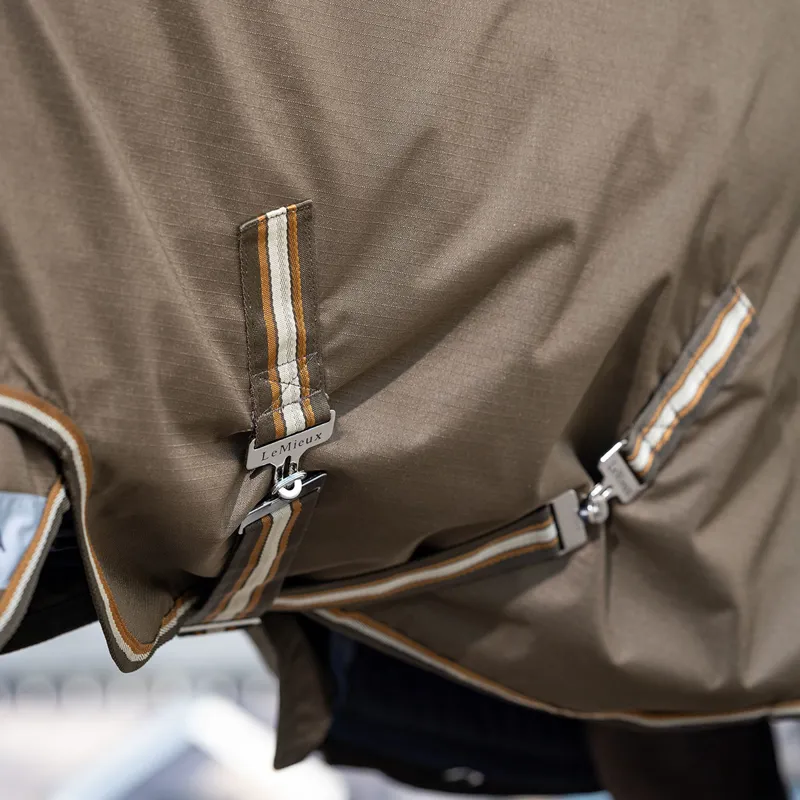 LeMieux Arika Ripstop 600D 0g Detachable Neck Turnout Rug - Alpine-1