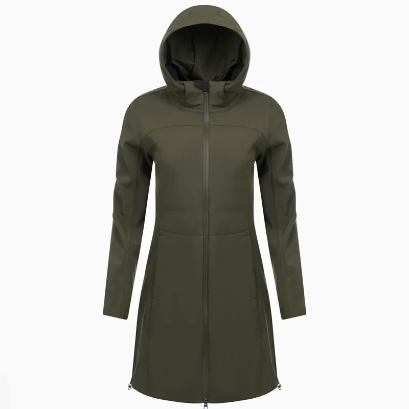LeMieux Maisie Ladies Lightweight Long Riding Jacket - Forest-1