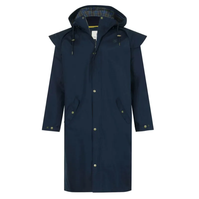 Lighthouse Stockman Mens Full Length Waterproof Jacket - Navy-2