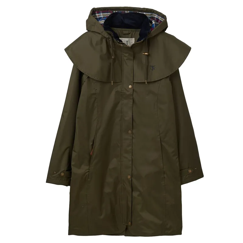 Lighthouse Outrider Ladies 3/4 Length Waterproof Jacket - Fern