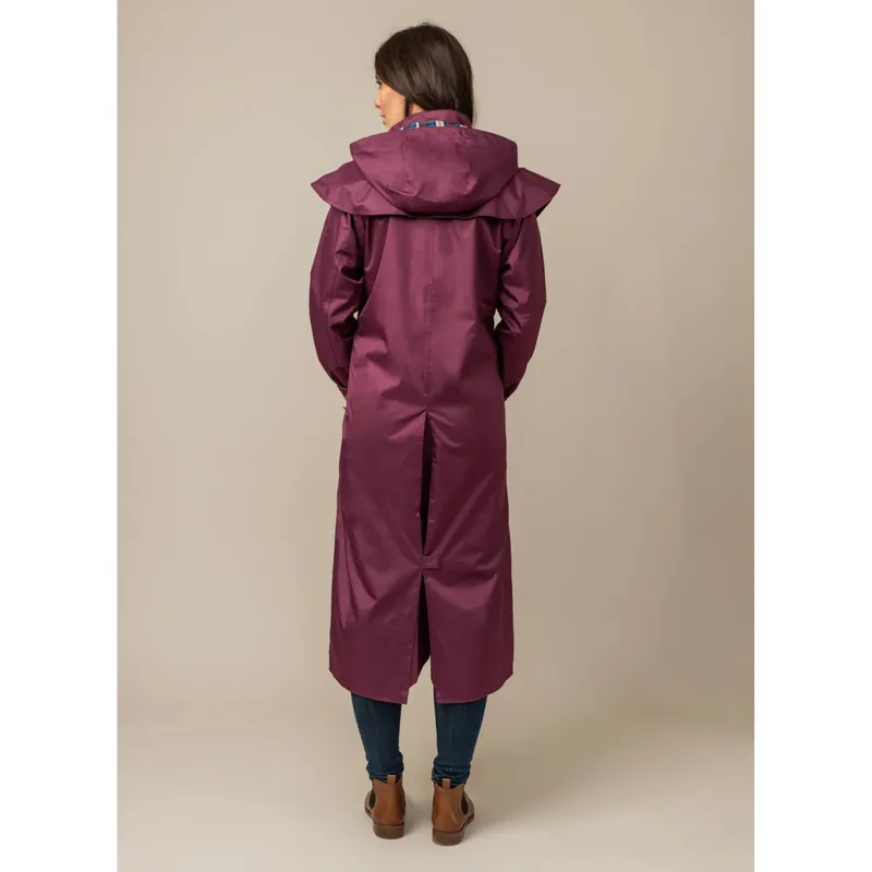 Lighthouse Outback Ladies Full Length Waterproof Jacket - Plum-5