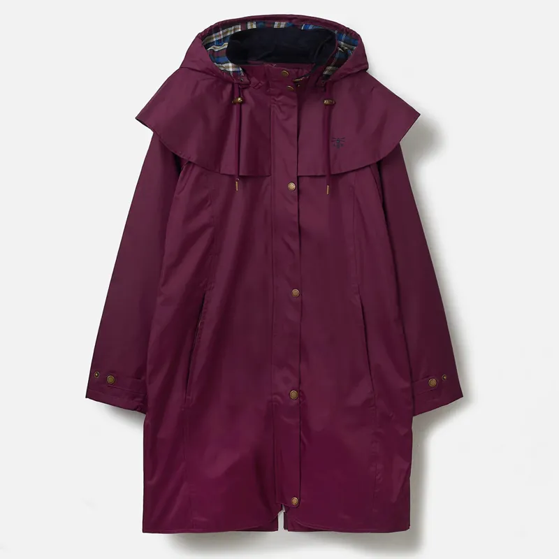 Lighthouse Outrider Ladies 3/4 Length Waterproof Jacket - Plum