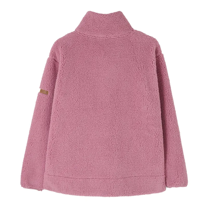 Lighthouse Coast Womens 1/2 Zip Fleece - Wild Rose-6