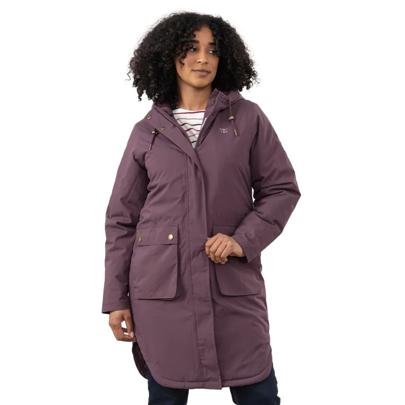 Lighthouse Imogen Womens Waterproof Long Jacket - Cranberry-1