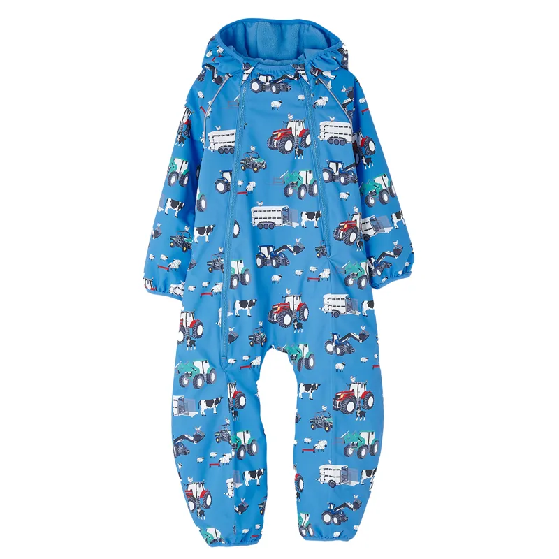 Lighthouse Jamie Junior Boys Waterproof Puddlesuit - Farm