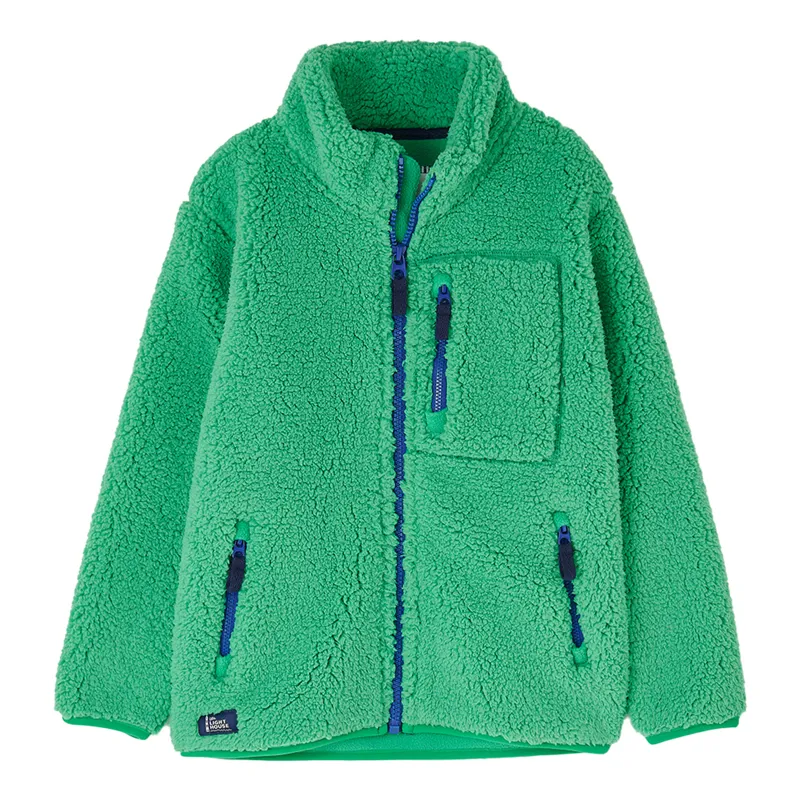 Lighthouse Kian Junior Boys Fleece - Peagreen-2