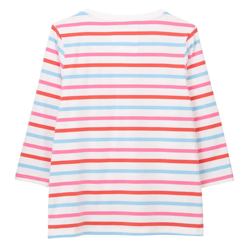 Lighthouse Ariana Ladies 3/4 Sleeve T-Shirt - Watermelon/Pink Stripe-2