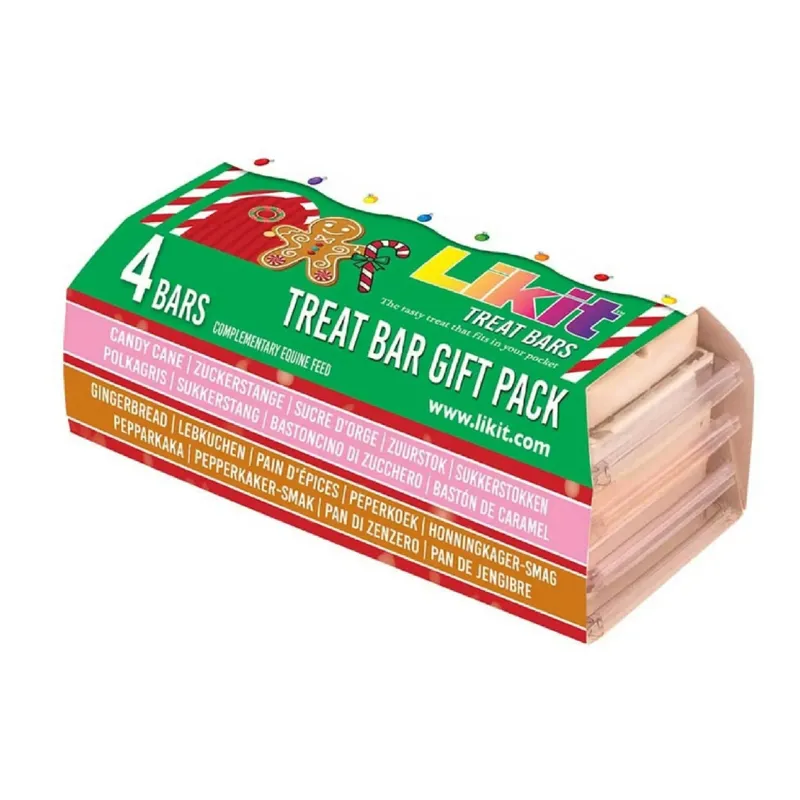 Likit Treat Bar Gift Pack - Candy Cane/Gingerbread
