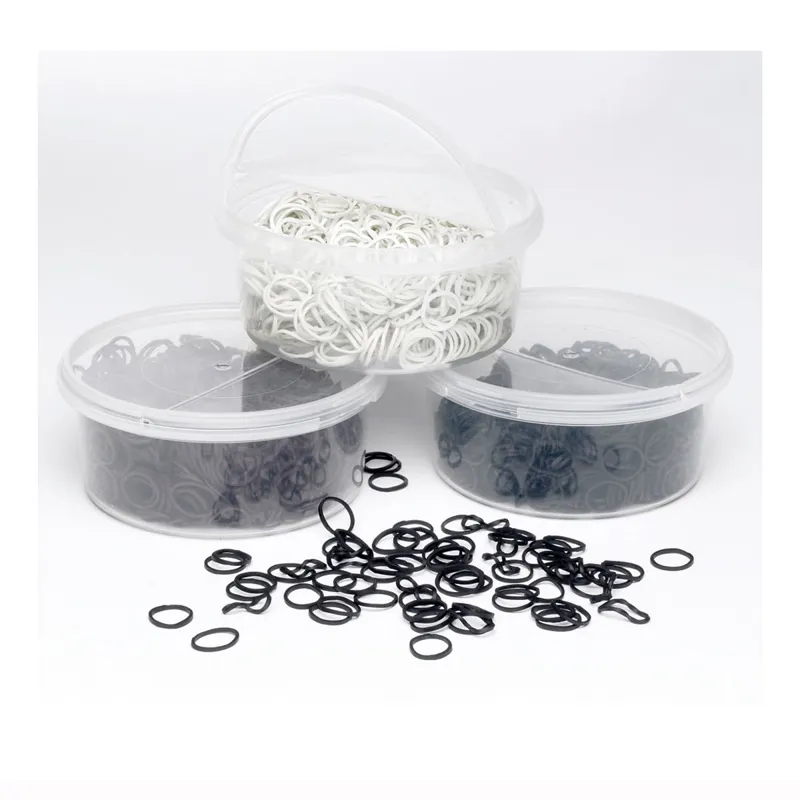 Lincoln Plaiting Bands In A Tub - Black