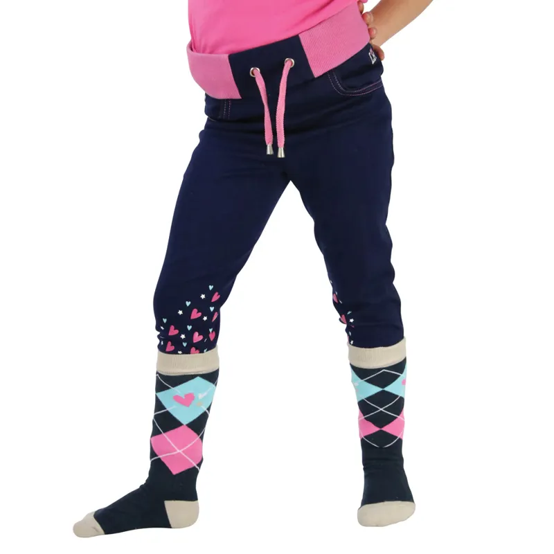Little Rider I Love My Pony Junior Pull On Jodhpurs - Blue