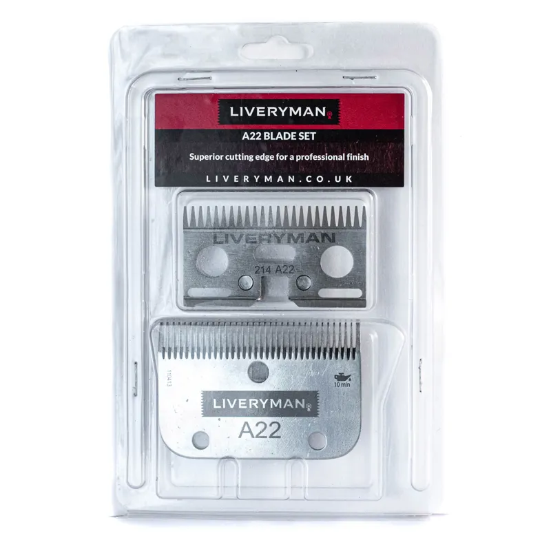 Liveryman Cutter and Comb Blade Set A22 Fine-1