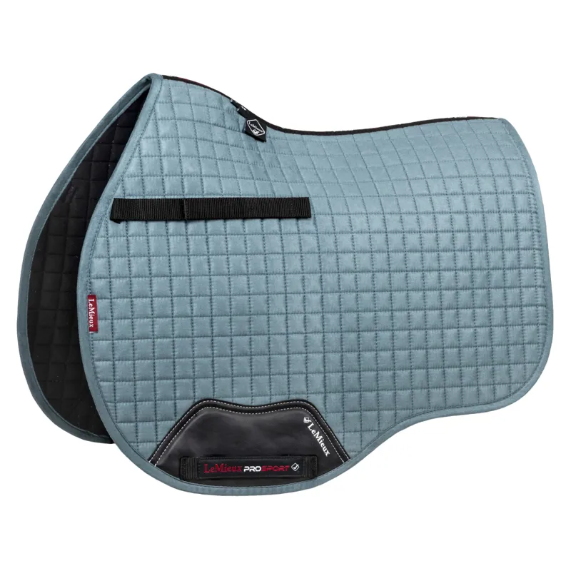 LeMieux ProSport Suede GP Jump Square - Ice Blue