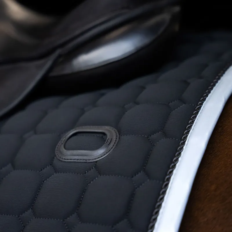 Imperial Riding Luminous Dressage Saddlecloth - Black-2