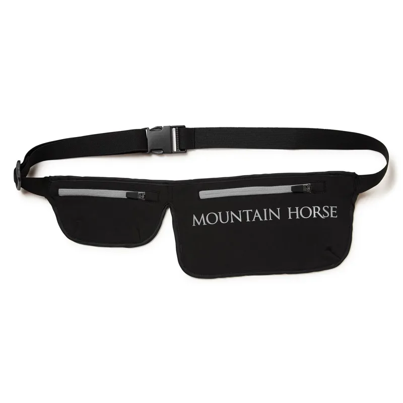 Mountain Horse Double Pocket Waist Bag - Black