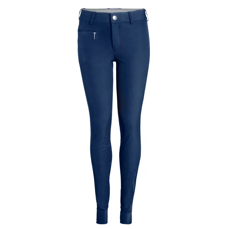 Mountain Horse Crown Knee Grip Junior Breeches - Navy