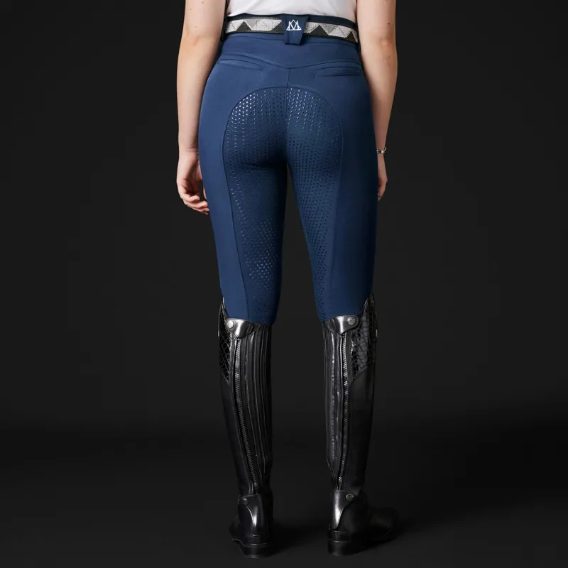 Mountain Horse Diana Full Grip Womens Breeches - Navy-1
