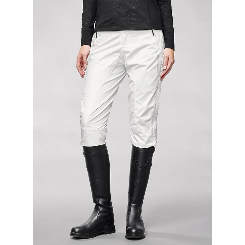 Mountain Horse Cover Tech Ladies Short Waterproof Trousers - White-2