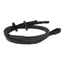 Rambo Micklem Rubber Reins - Black
