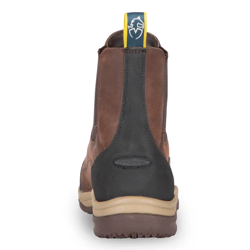 Moretta Genoa XGRIP Womens Waterproof Leather Jodhpur Boots - Brown-4