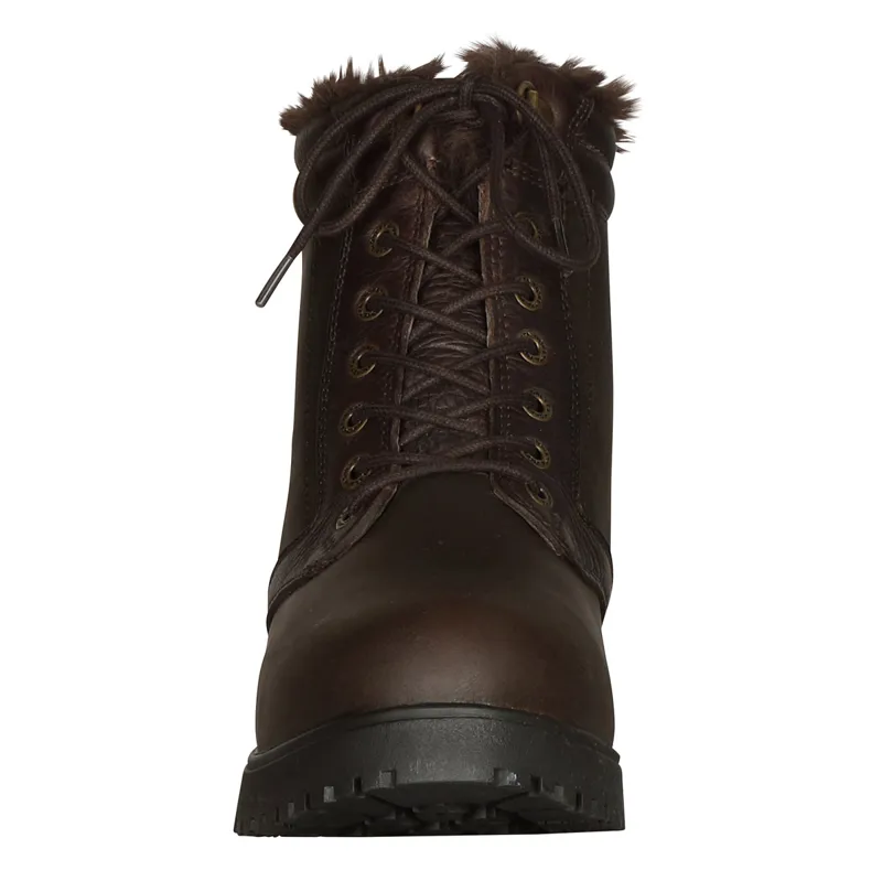 Moretta Varese Ladies Short Country Boots - Brown-1