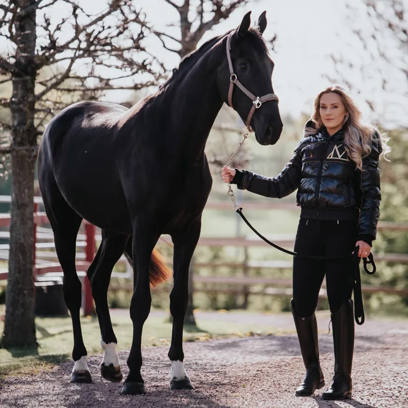 Mountain Horse Diamond Ladies Quilted Jacket - Black - X-Small-8