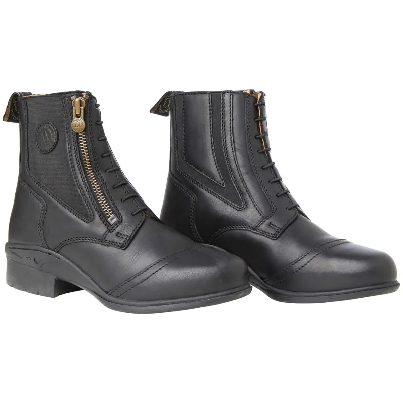 Mountain Horse Valkyria Side Zip Womens Paddock Boots - Black