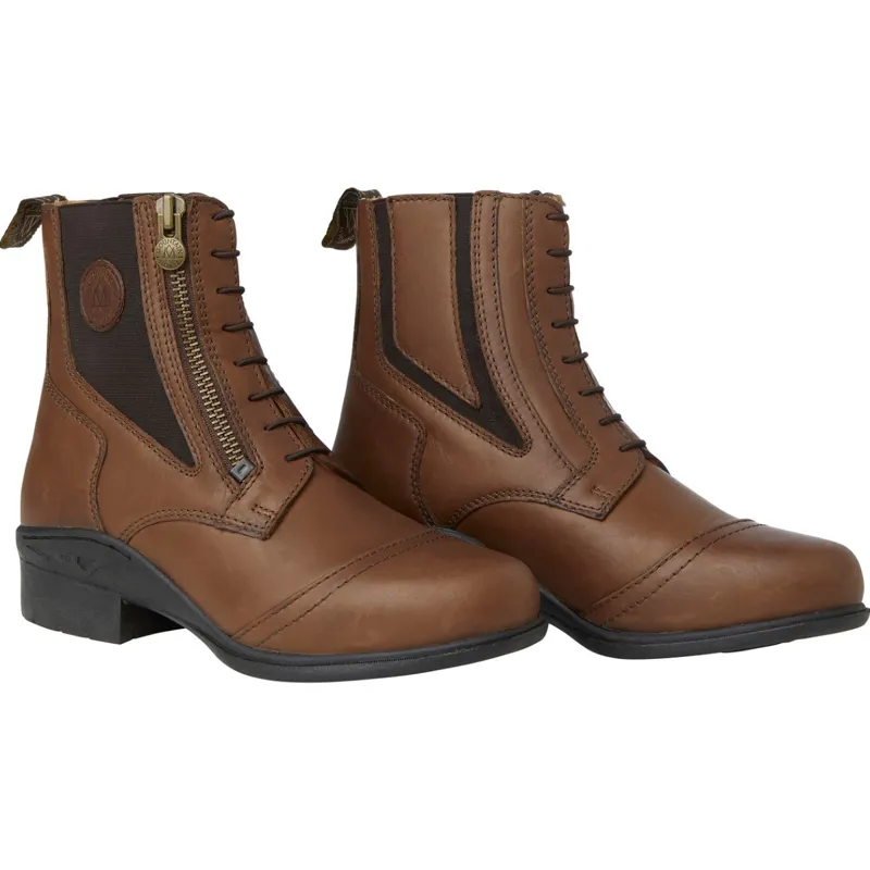Mountain Horse Valkyria Side Zip Womens Paddock Boots - Brown	