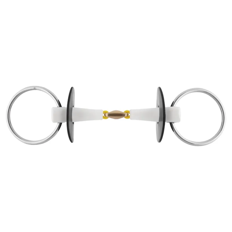 Nathe Sensogan Middle Link Double Jointed Loose Ring Snaffle Bit