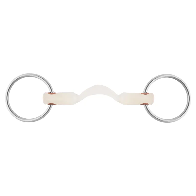 Nathe Ported Mullen Mouth Loose Ring Snaffle Bit 
