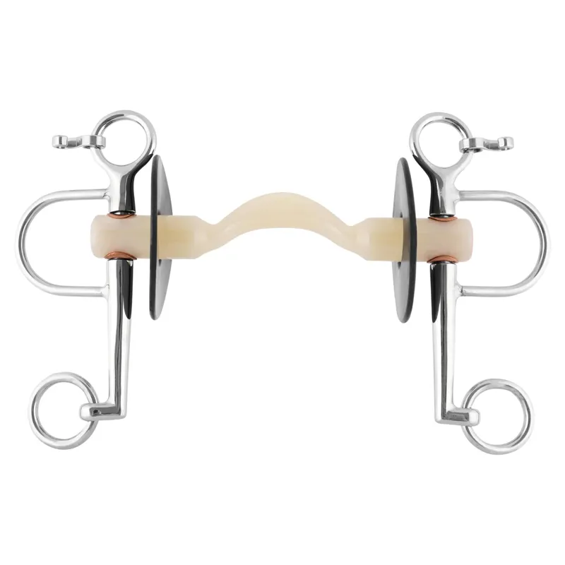 Nathe Soft Ported Pelham- 5.5cm Cheeks/20mm Thick