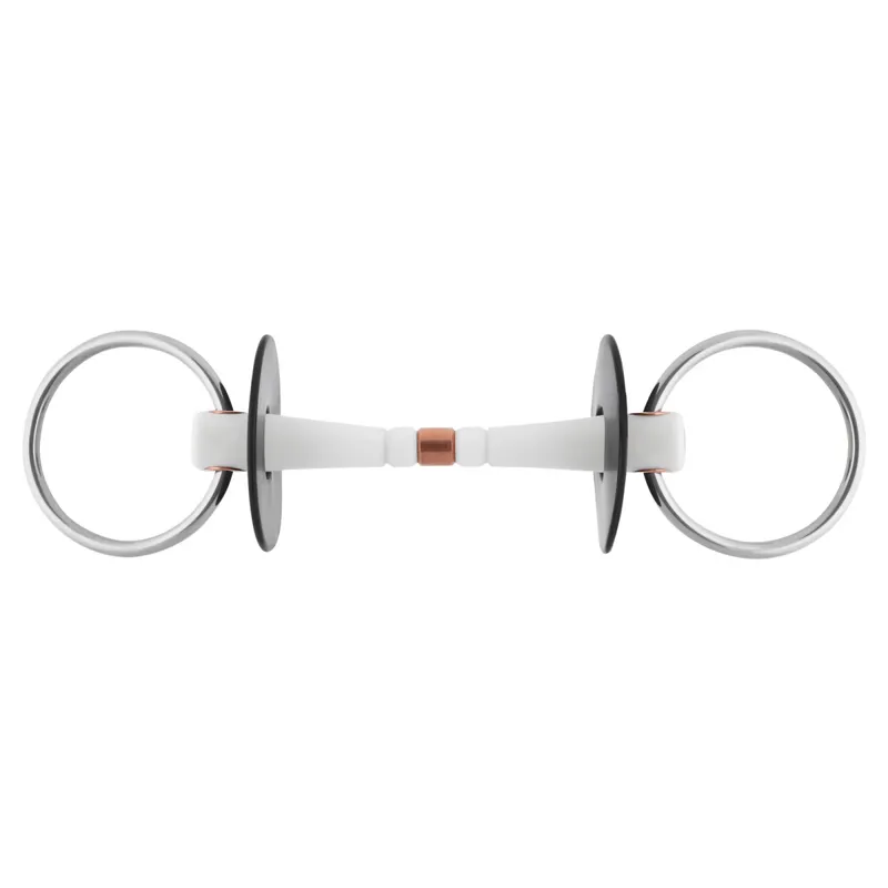 Nathe Copper Middle Link Loose Ring Snaffle Bit 