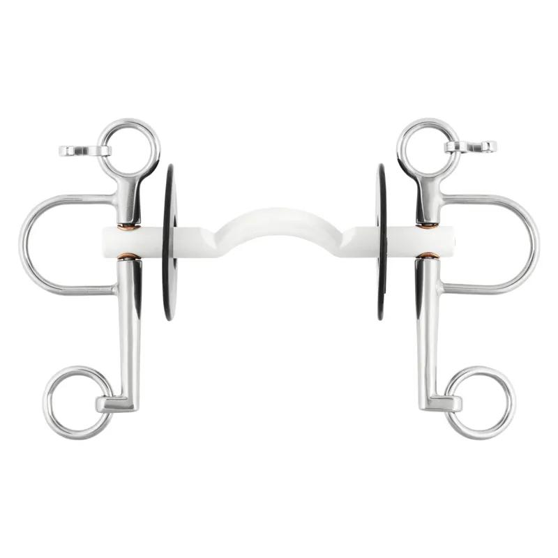 Nathe Mullen Mouth Hard Ported Pelham Bit - 7cm Cheek/15mm Thick