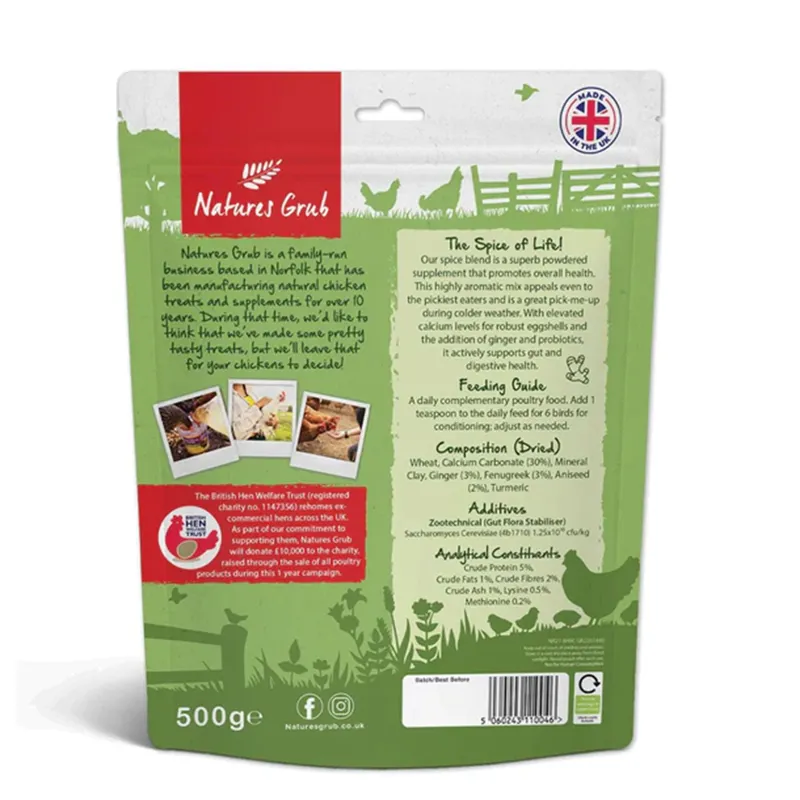 Nature's Grub Poultry Spice Blend with Probiotics-1