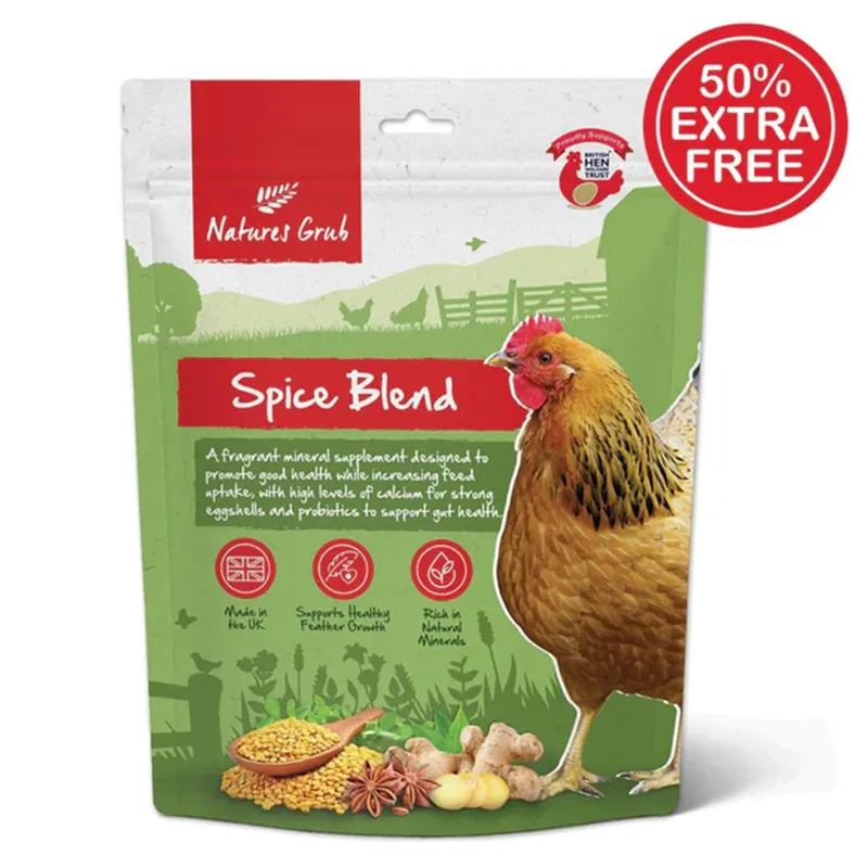 Nature's Grub Poultry Spice Blend with Probiotics