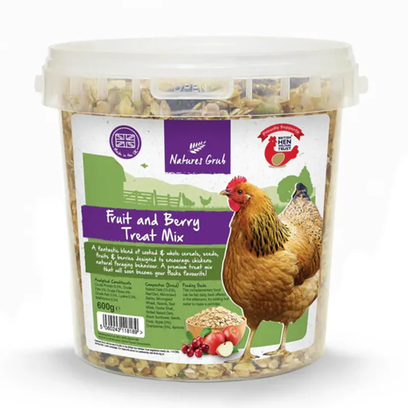 Nature's Grub Poultry Treat Mix - Fruit and Berry
