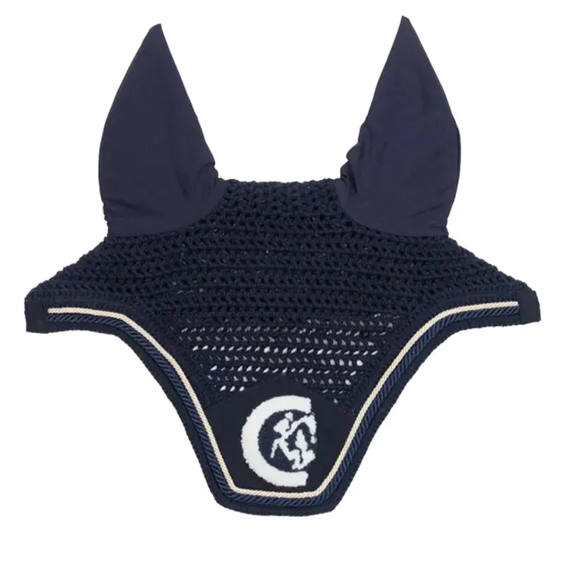 Kentucky Wellington 3D Logo Rope Fly Veil - Navy