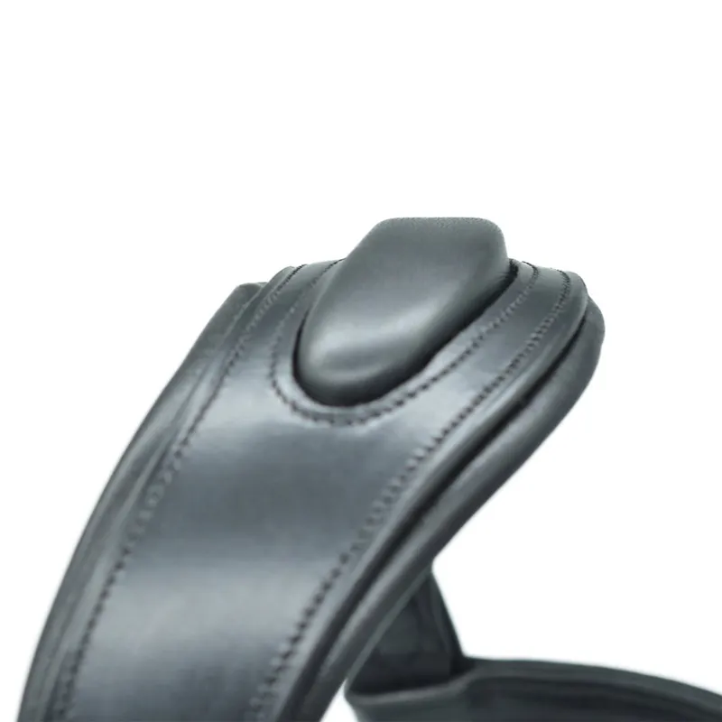 Dever Platinum Comfort Shaped Dressage Bridle - Black-8