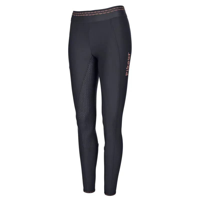 Pikeur Juli Grip Athleisure Ladies Riding Tights - Dark Shadow - UK16