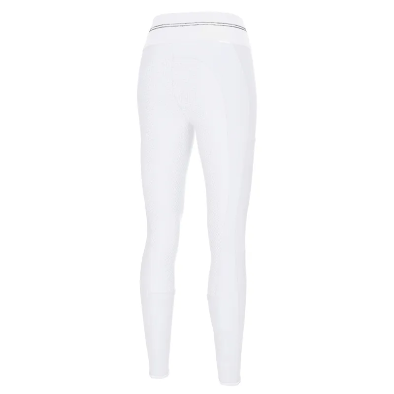 Pikeur Gia Grip II Full Seat Ladies Riding Tights - White - UK16-1
