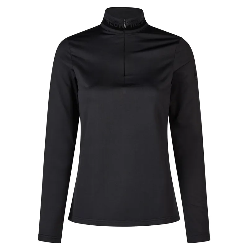 Pikeur Selection 6284 Ladies Zip Neck Top - Black