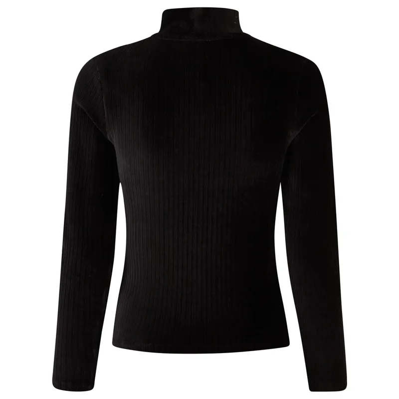 Pikeur Selection Rip 6277 Junior Girls Top - Black Velvet-1
