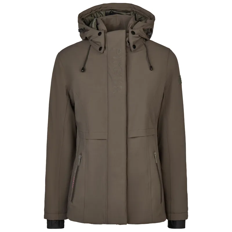 Pikeur Sports 8024 Womens Waterproof Jacket - Deep Khaki-1