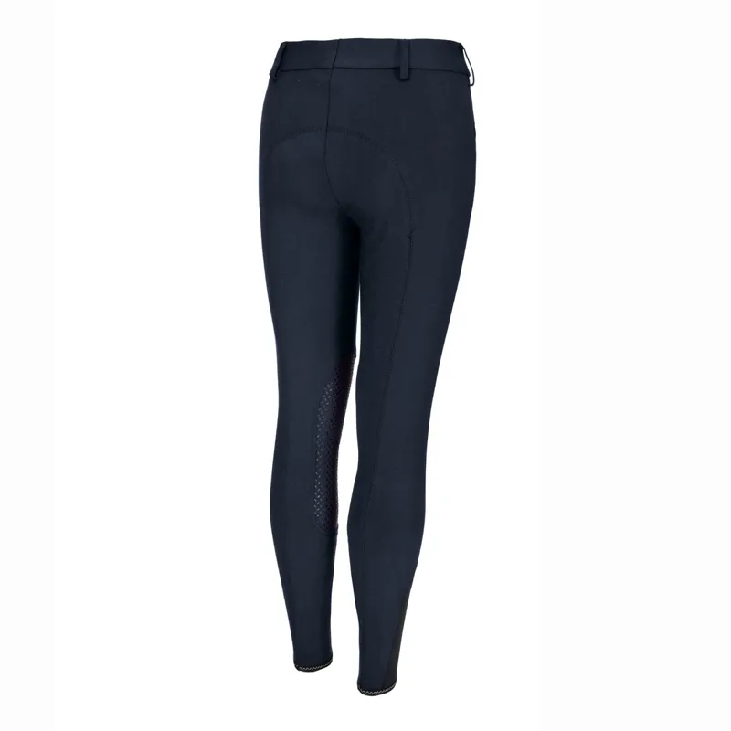 Pikeur Brooklyn Knee Grip Junior Girls Breeches - Nightblue-1
