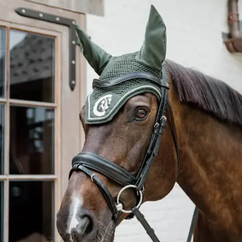 Kentucky Wellington 3D Logo Rope Fly Veil - Pine Green-1