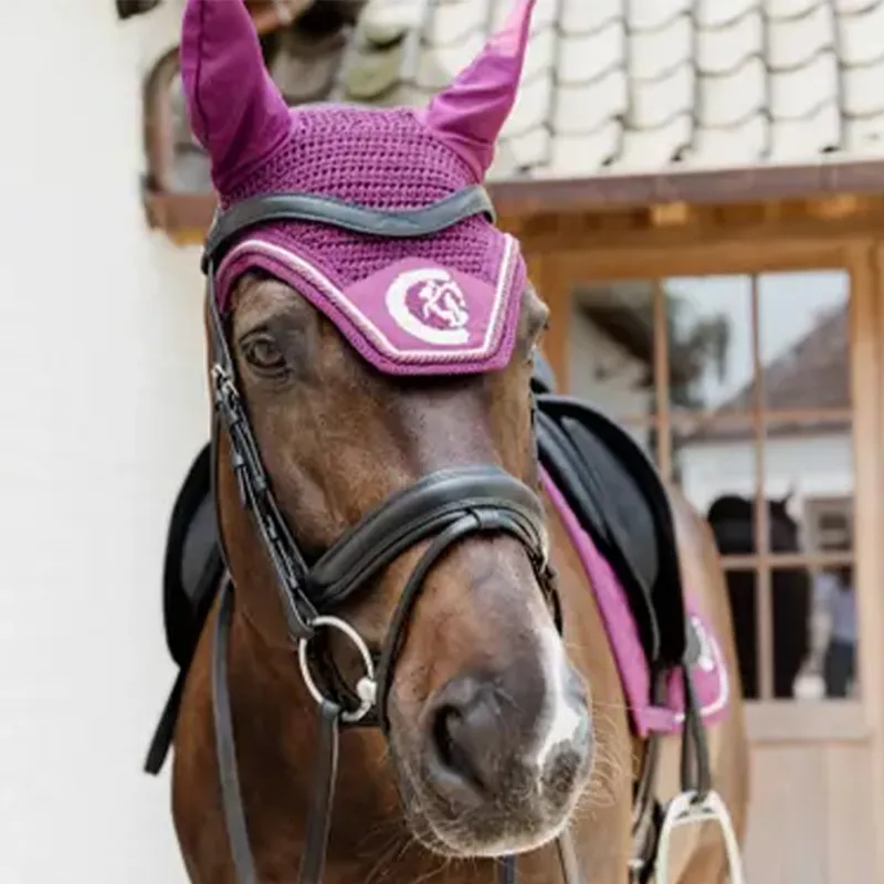 Kentucky Wellington 3D Logo Rope Fly Veil - Purple-1