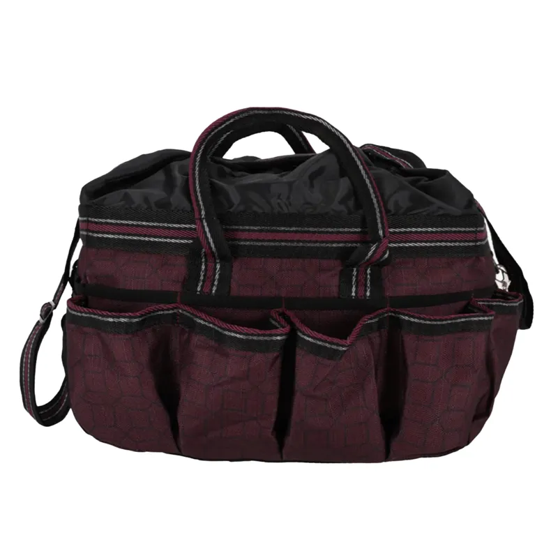 QHP Collection Grooming Bag - Wine Red-3