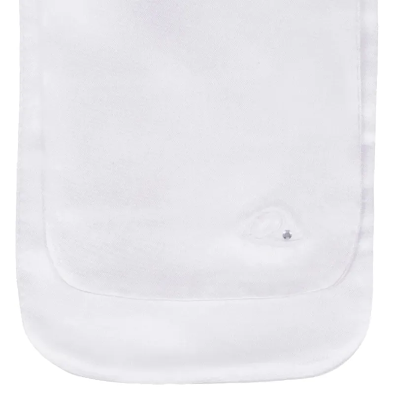 QHP Kae Stock Tie - White/Silver-2