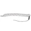 QHP 6.8m Lead Rope -12mm Wide - White/Dark Green